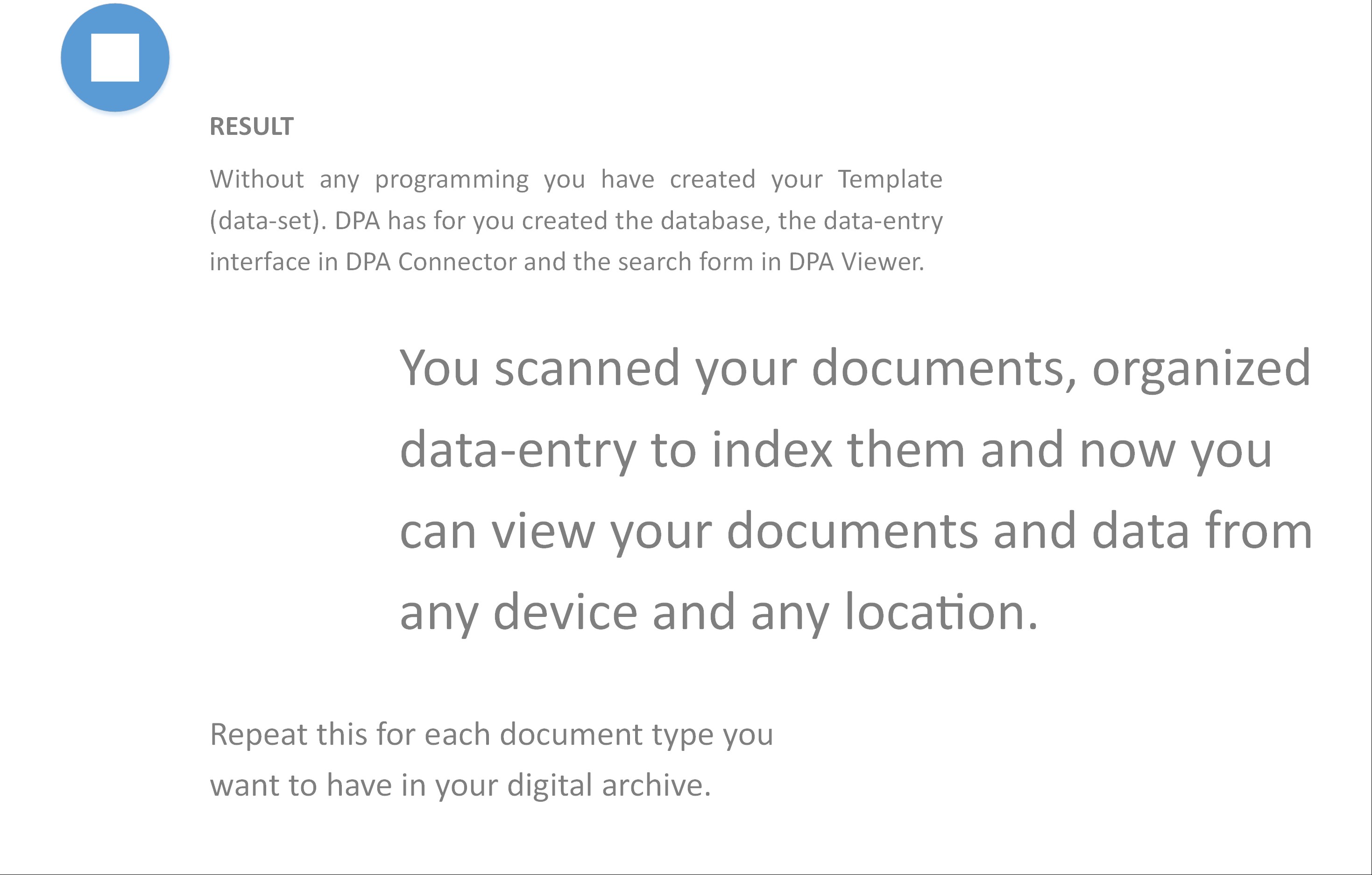 HOW TO without programming make a tailor-made digital archive